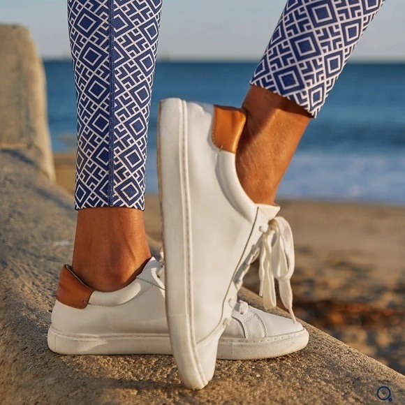 J. MCLAUGHLIN Angelique Leather White Sneakers Sz 8.5 - Picture 7 of 7